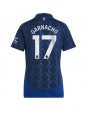 Manchester United Alejandro Garnacho #17 Venkovní Dres pro Dámské 2024-25 Krátký Rukáv